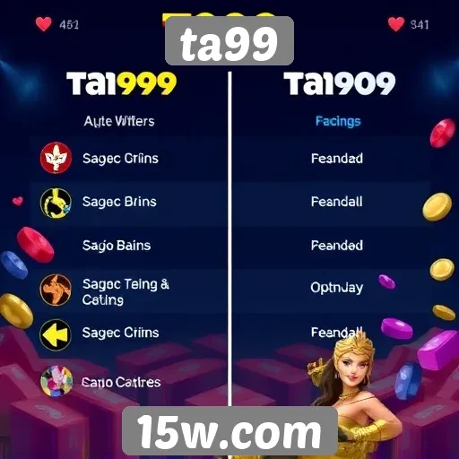Comparativo entre ta99 e outras plataformas de jogos